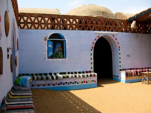 A Nubian House at the Village, Aswan