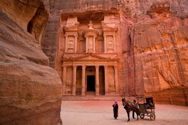 The Treasury in Petra (Known as El Khaznah)