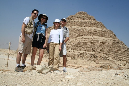 The Step Pyramid in Sakkara