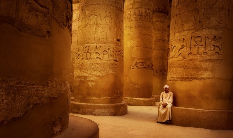 The Great Hypostyle Hall in Karnak Temple