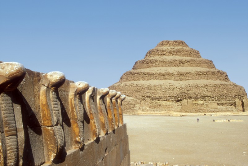 The Step Pyramid in Sakkara