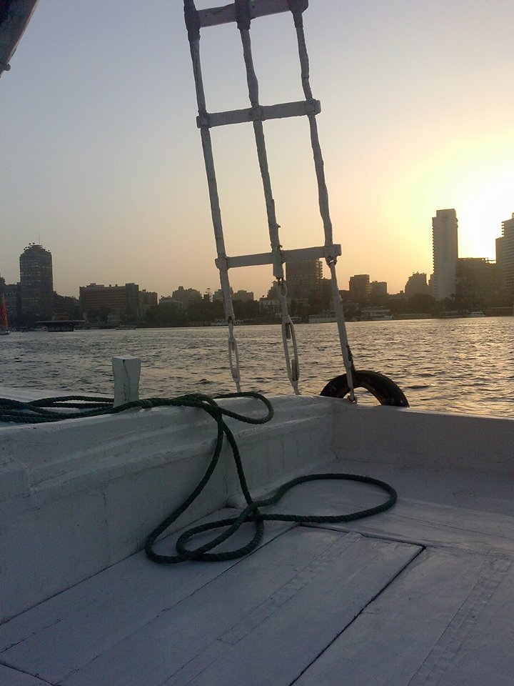 Short Felucca trip on the Nile in Cairo